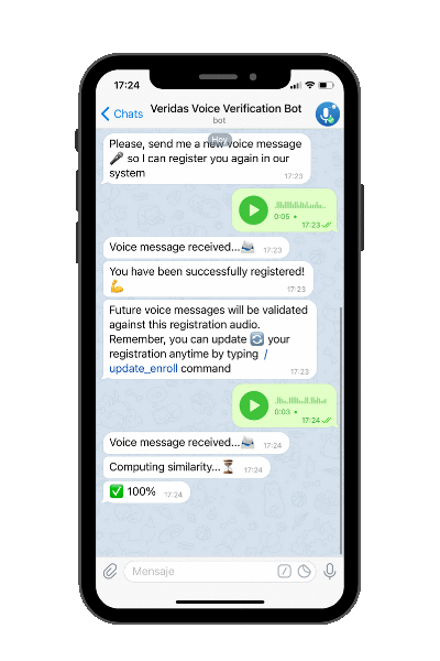 Bot Telegram Veridas